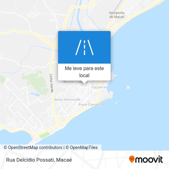 Rua Delcídio Possati mapa