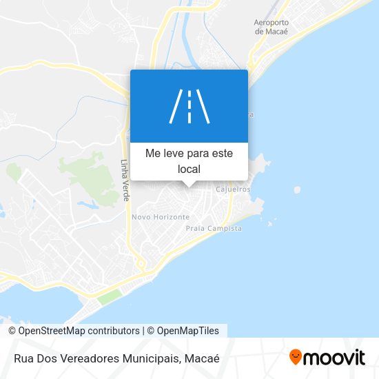 Rua Dos Vereadores Municipais mapa