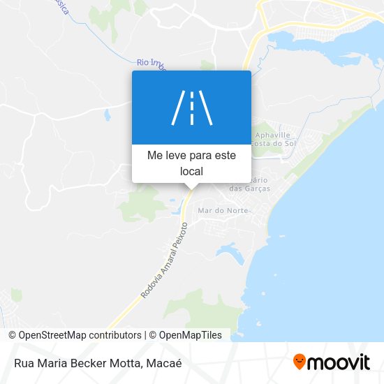 Rua Maria Becker Motta mapa