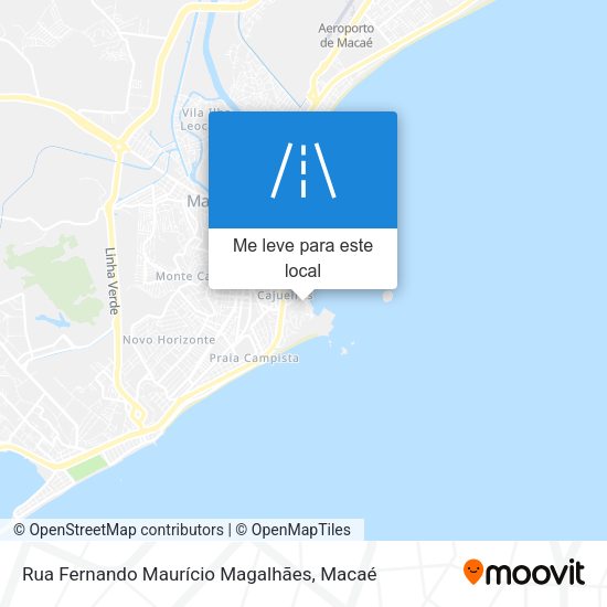 Rua Fernando Maurício Magalhães mapa
