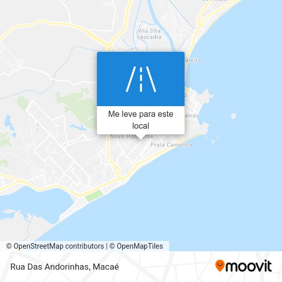 Rua Das Andorinhas mapa