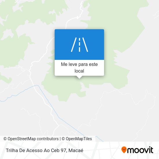 Trilha De Acesso Ao Ceb 97 mapa
