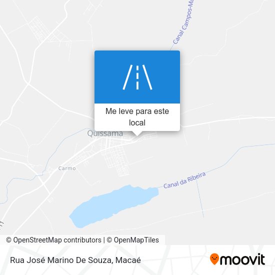 Rua José Marino De Souza mapa