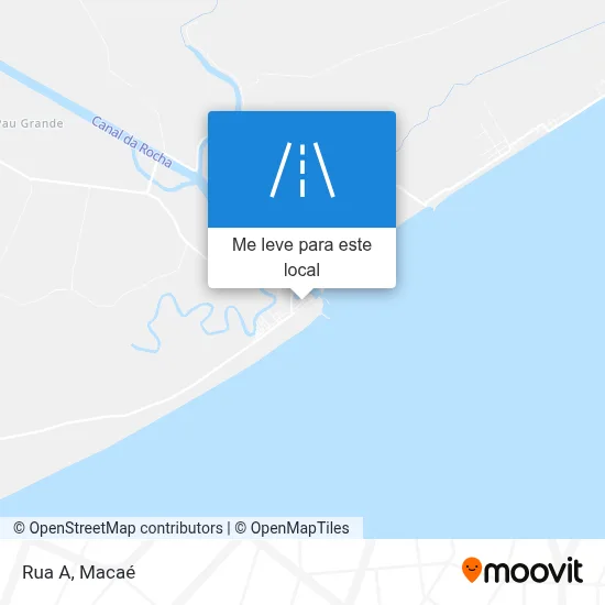 Rua A mapa