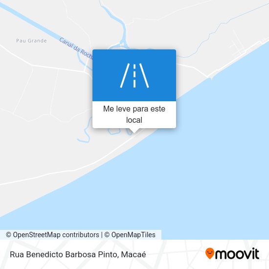 Rua Benedicto Barbosa Pinto mapa