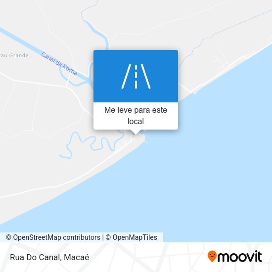 Rua Do Canal mapa