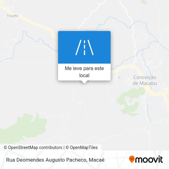 Rua Deomendes Augusto Pacheco mapa
