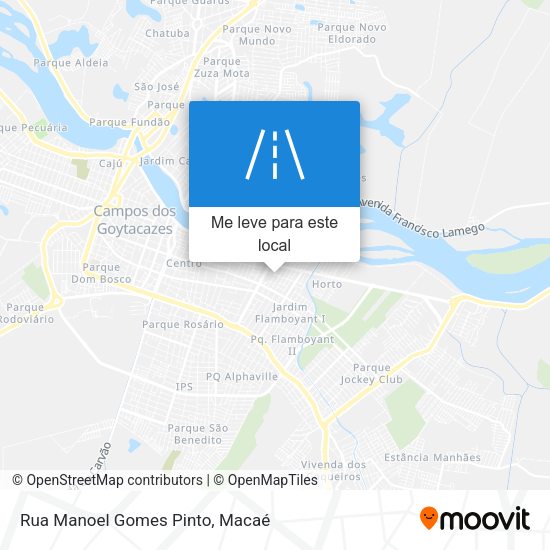 Rua Manoel Gomes Pinto mapa