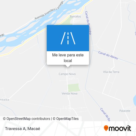 Travessa A mapa