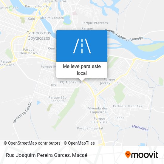 Rua Joaquim Pereira Garcez mapa