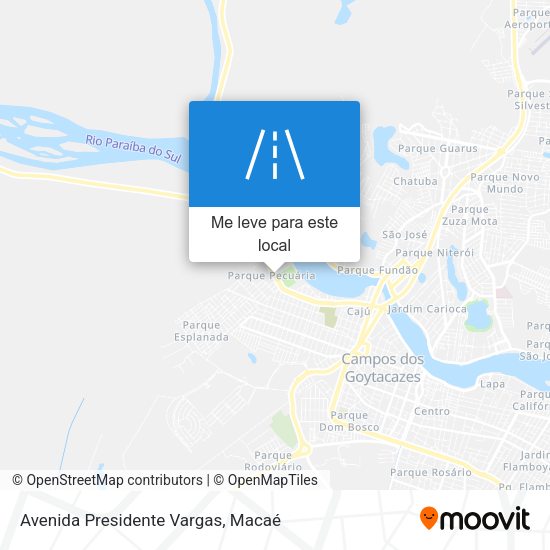 Avenida Presidente Vargas mapa