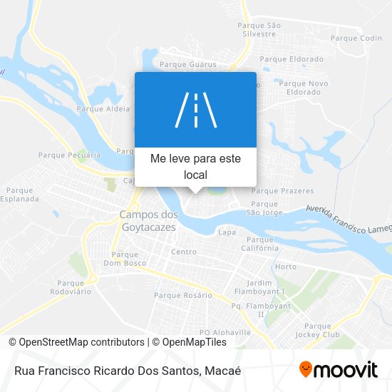 Rua Francisco Ricardo Dos Santos mapa