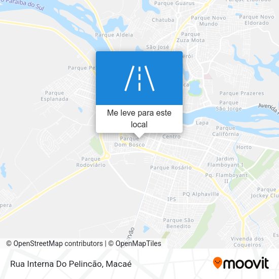 Rua Interna Do Pelincão mapa