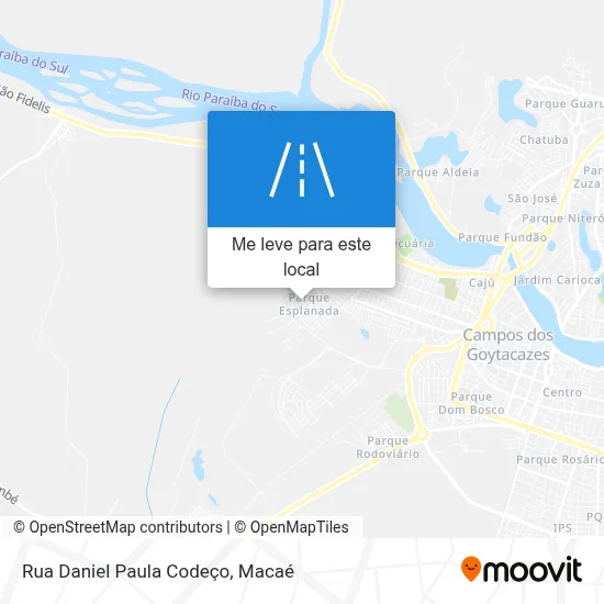 Rua Daniel Paula Codeço mapa