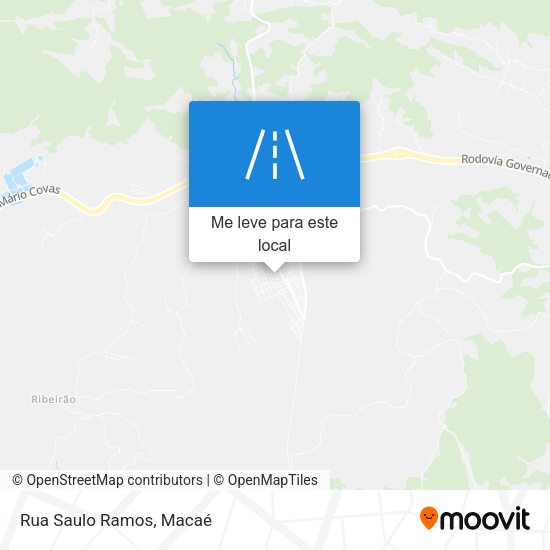 Rua Saulo Ramos mapa