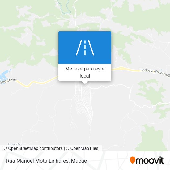 Rua Manoel Mota Linhares mapa
