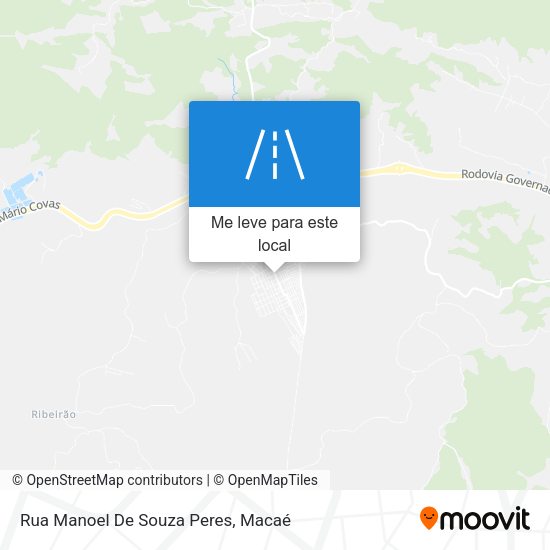 Rua Manoel De Souza Peres mapa
