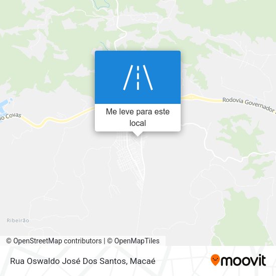 Rua Oswaldo José Dos Santos mapa