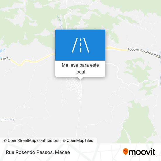 Rua Rosendo Passos mapa