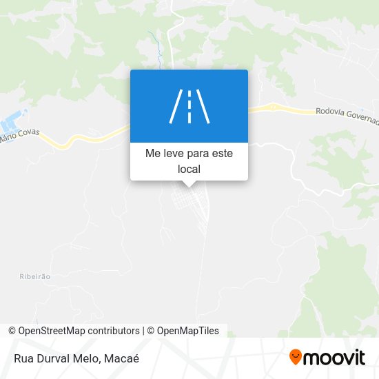 Rua Durval Melo mapa