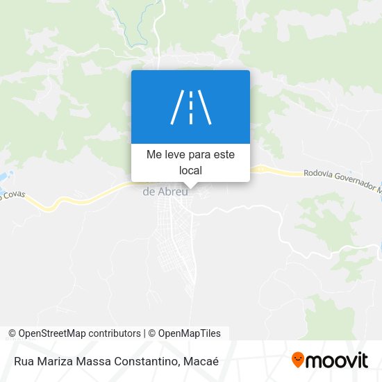 Rua Mariza Massa Constantino mapa