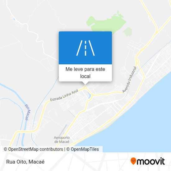 Rua Oito mapa