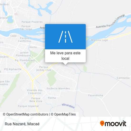 Rua Nazaré mapa