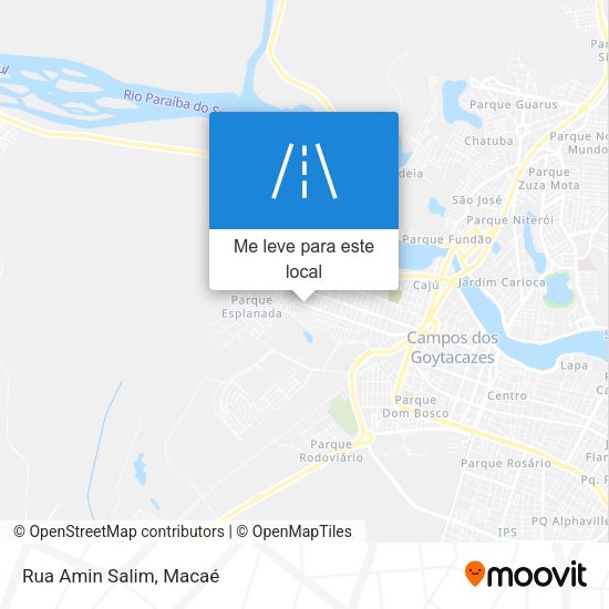 Rua Amin Salim mapa