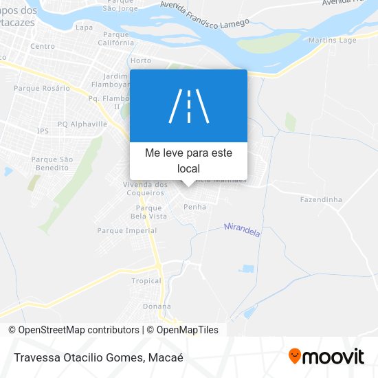 Travessa Otacilio Gomes mapa