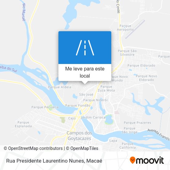 Rua Presidente Laurentino Nunes mapa