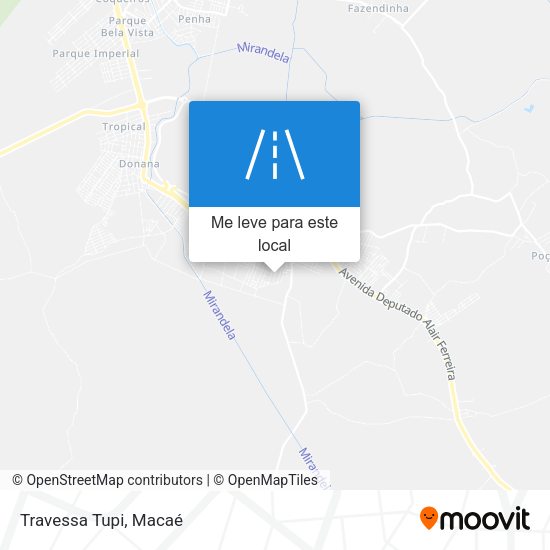 Travessa Tupi mapa