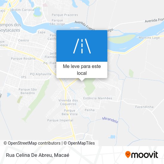 Rua Celina De Abreu mapa