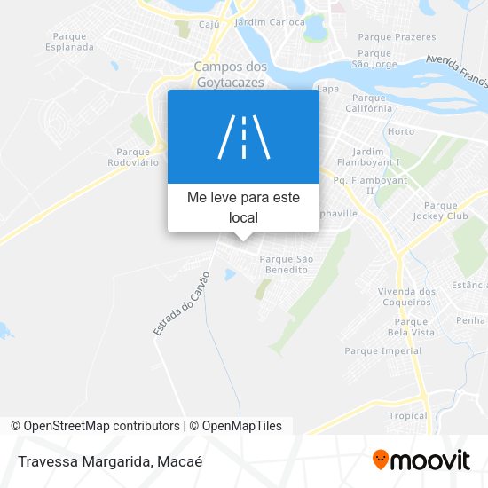 Travessa Margarida mapa