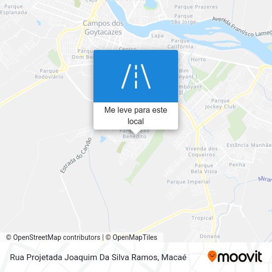 Rua Projetada Joaquim Da Silva Ramos mapa