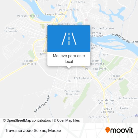 Travessa João Seixas mapa