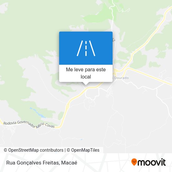 Rua Gonçalves Freitas mapa
