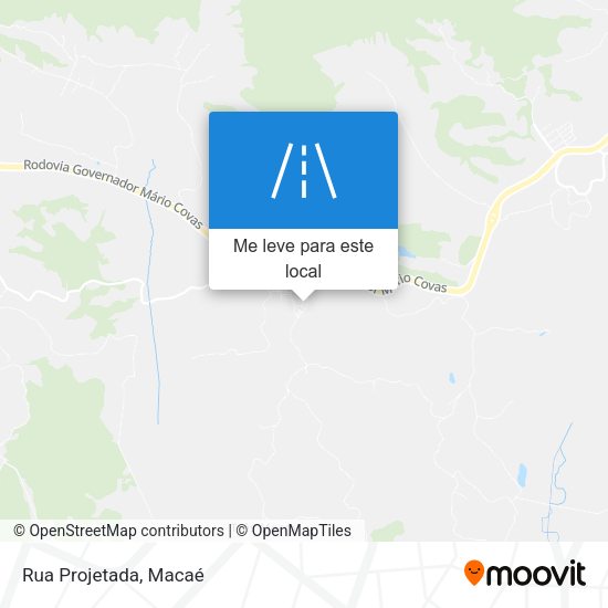 Rua Projetada mapa