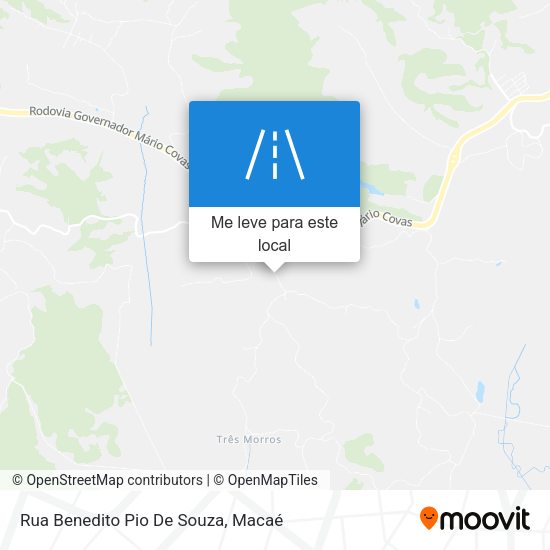 Rua Benedito Pio De Souza mapa