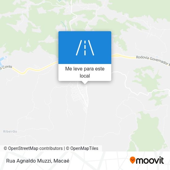 Rua Agnaldo Muzzi mapa