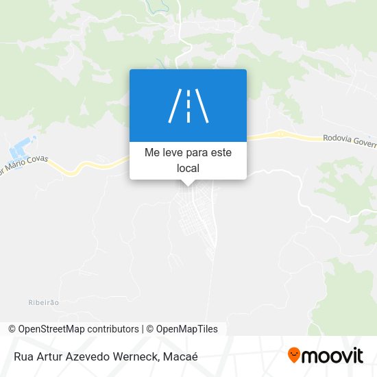 Rua Artur Azevedo Werneck mapa