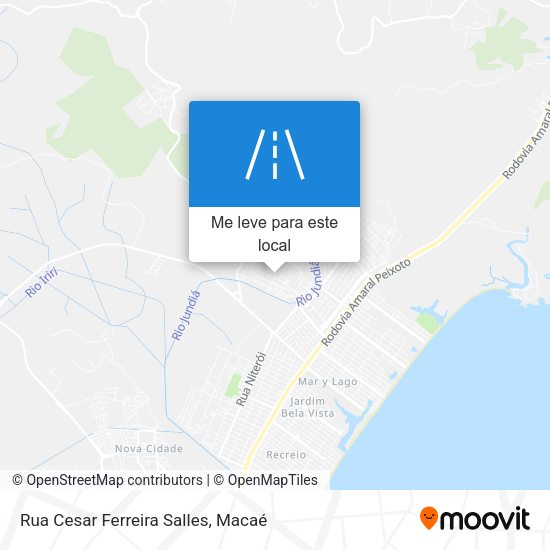 Rua Cesar Ferreira Salles mapa