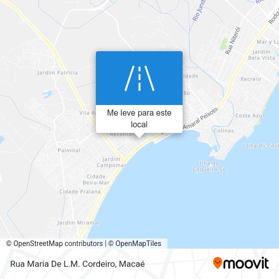Rua Maria De L.M. Cordeiro mapa