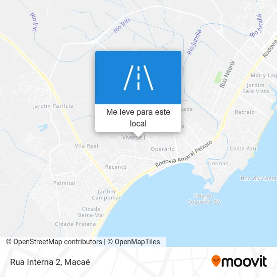 Rua Interna 2 mapa