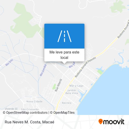 Rua Neves M. Costa mapa