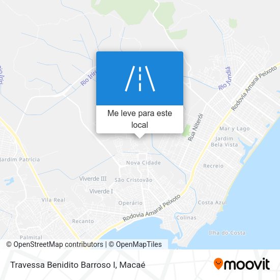 Travessa Benidito Barroso I mapa