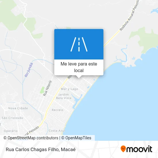 Rua Carlos Chagas Filho mapa