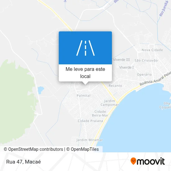 Rua 47 mapa