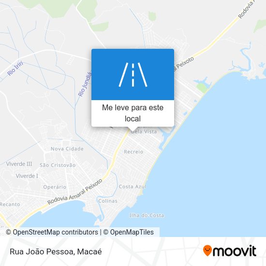 Rua João Pessoa mapa