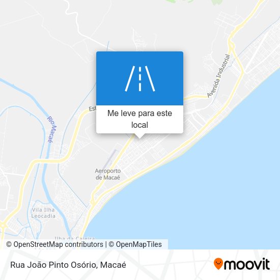 Rua João Pinto Osório mapa