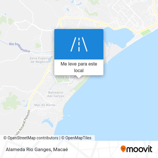 Alameda Rio Ganges mapa